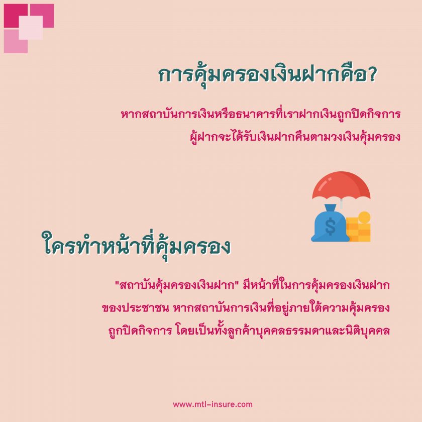 รู้หรือไม่!! เงินฝากในธนาคารของคุณมีความคุ้มครองเท่าไหร่ - Money And  Insurance