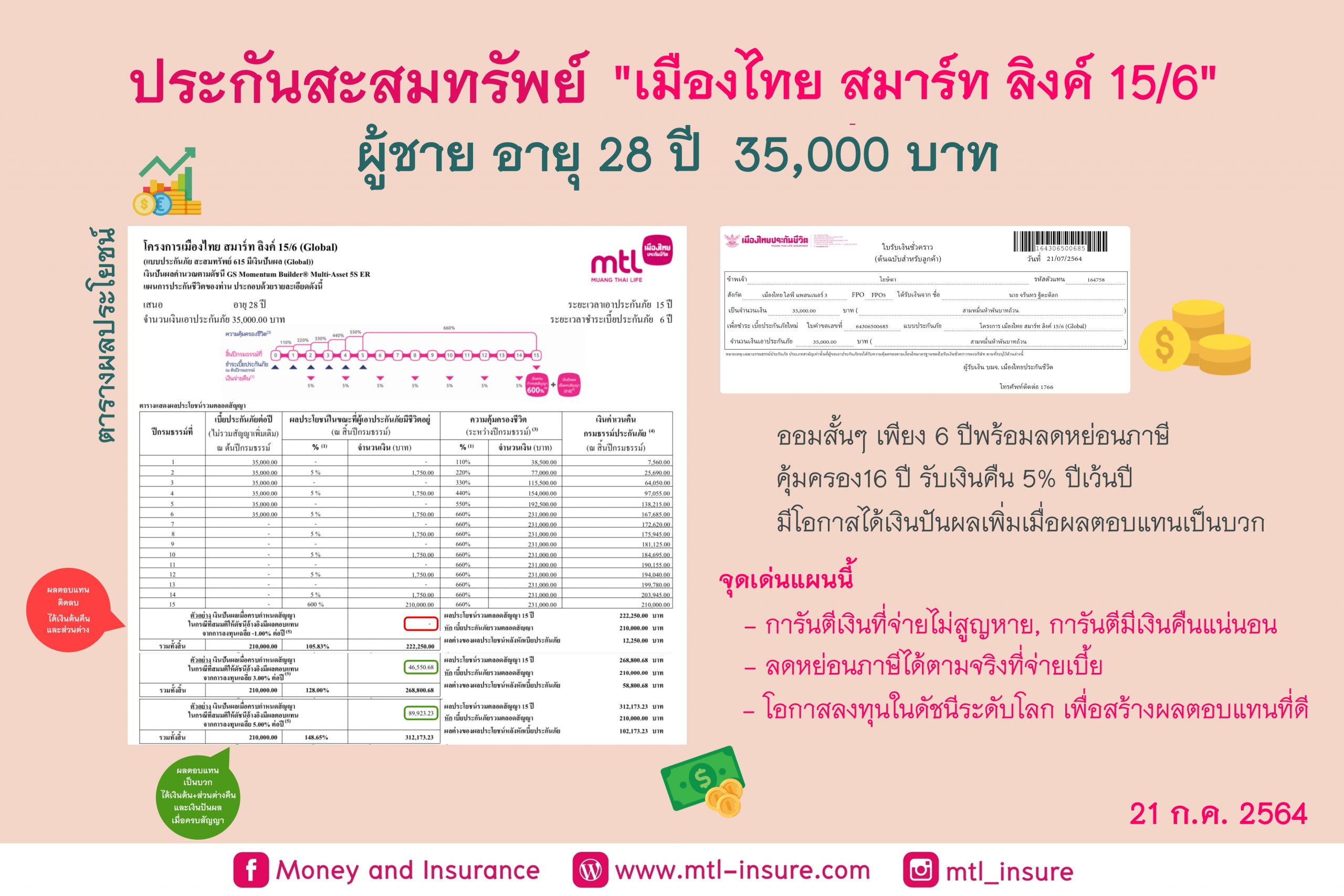 ประกันแบบออมทรัพย์