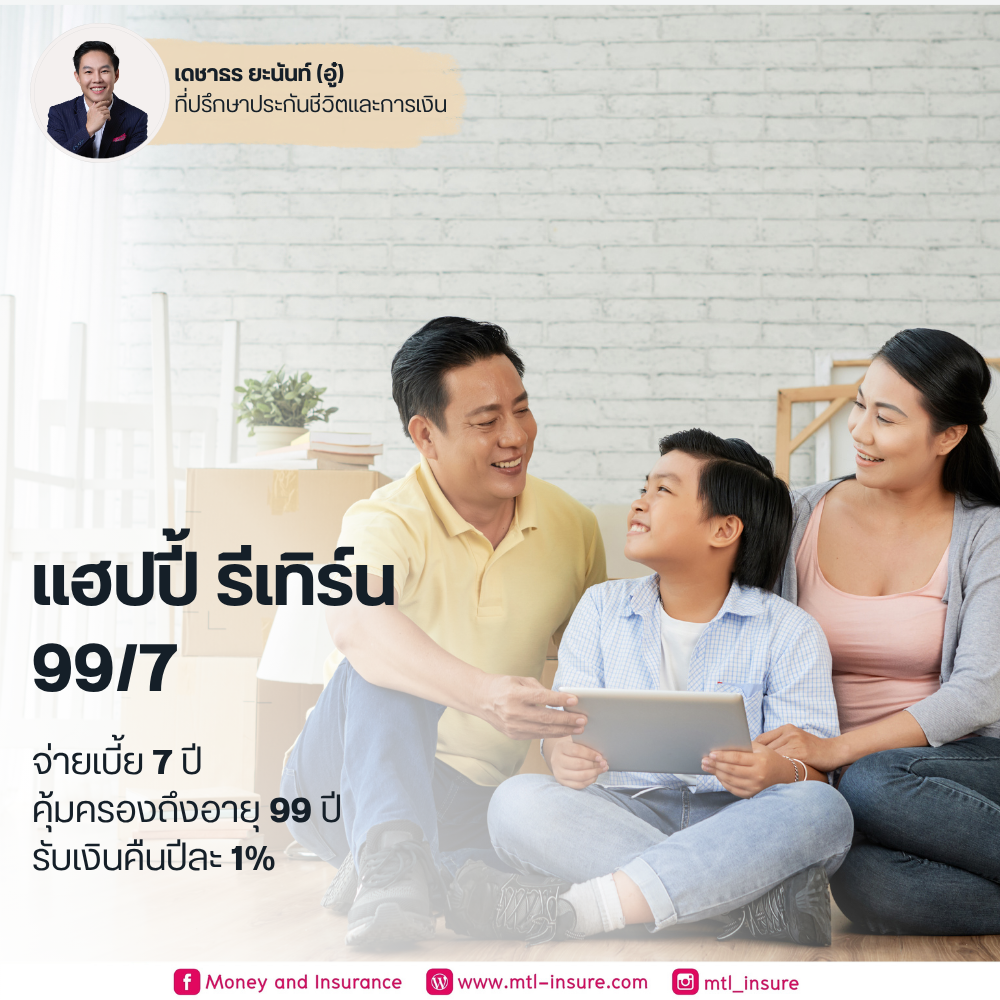 เมืองไทย แฮปปี้ รีเทิร์น 99/7 (มีเงินคืน)