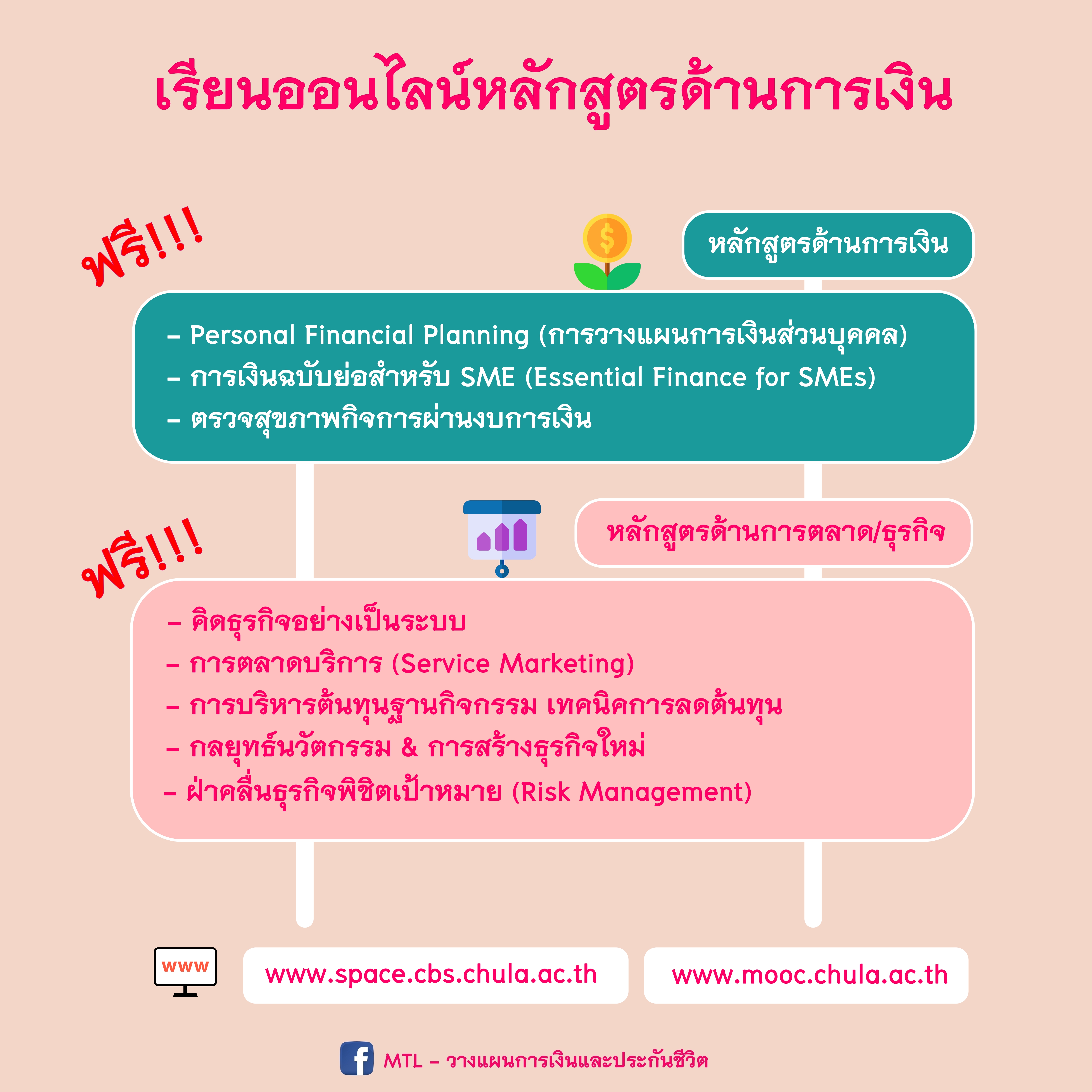 เรียนออนไลน์หลักสูตรด้านการเงิน